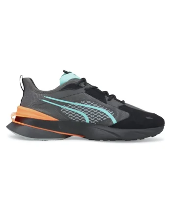 Pantofi sport cu garnituri de piele intoarsa Pwrframe OP-1, Negru