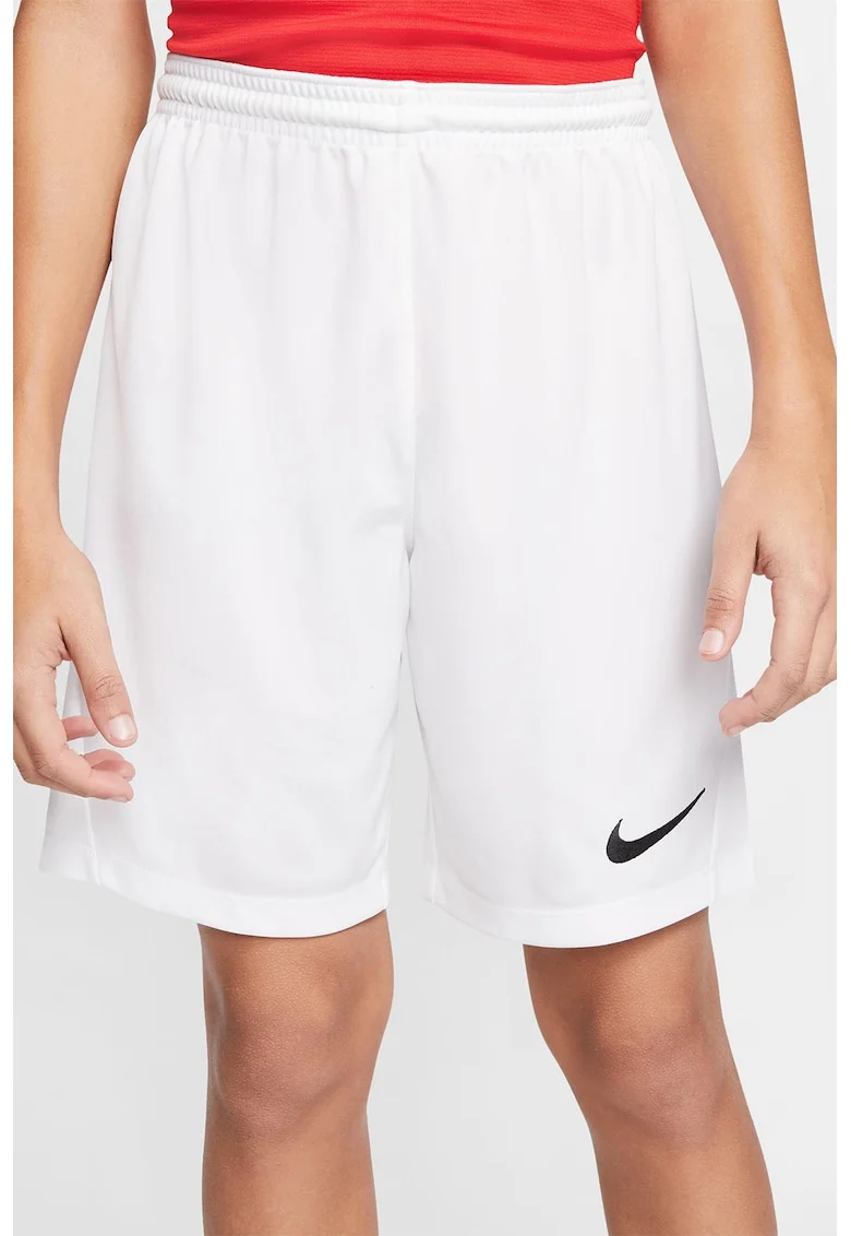 Pantaloni scurti cu tehnologie Dri-FIT pentru fotbal Park III, Alb optic
