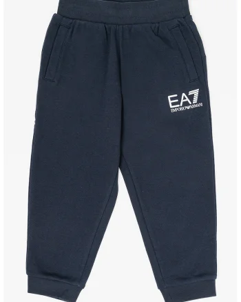 Pantaloni de trening relaxed fit din bumbac, Bleumarin