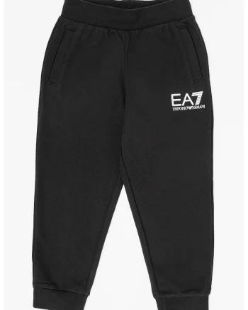 Pantaloni de trening relaxed fit din bumbac, Negru/Gri deschis
