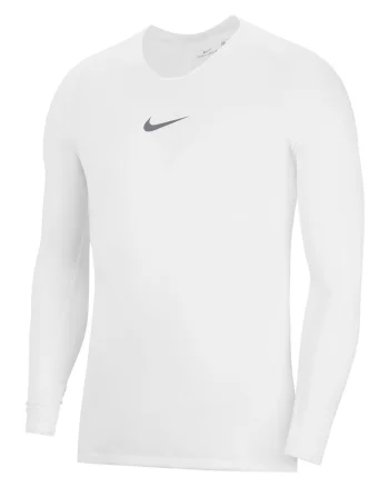 Bluza slim fit cu tehnologie Dri Fit si logo, Alb optic