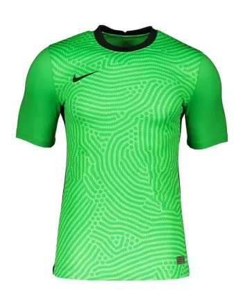 Tricou cu imprimeu si tehnologie Dri-Fit, pentru fotbal, Verde deschis