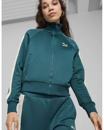 Jacheta sport cu logo Iconic, Albastru petrol/Crem