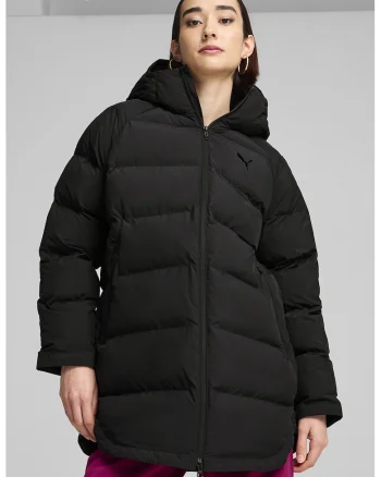 Geaca parka lejera cu gluga MONO, Negru