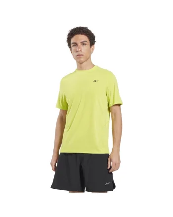 Tricou sport barbati H52183,  Poliester/Elastan, Galben