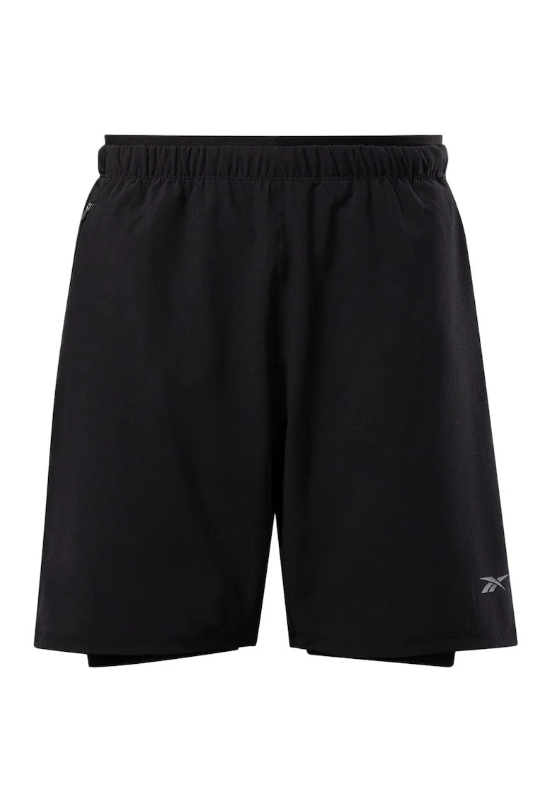 Pantaloni scurti sport barbati  poliester, negru