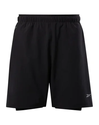 Pantaloni scurti sport barbati  poliester, negru