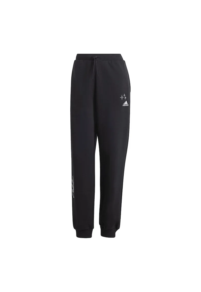Pantaloni dama  Bumbac/Poliester, Negru, Negru