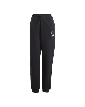 Pantaloni dama  Bumbac/Poliester, Negru, Negru