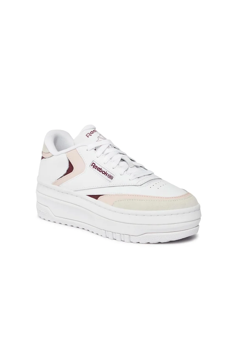 Pantofi sport dama,  302294268, Alb, Piele naturala, Alb