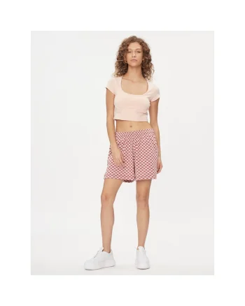 Pantaloni scurti sport dama,  302533824, Bumbac, Roz