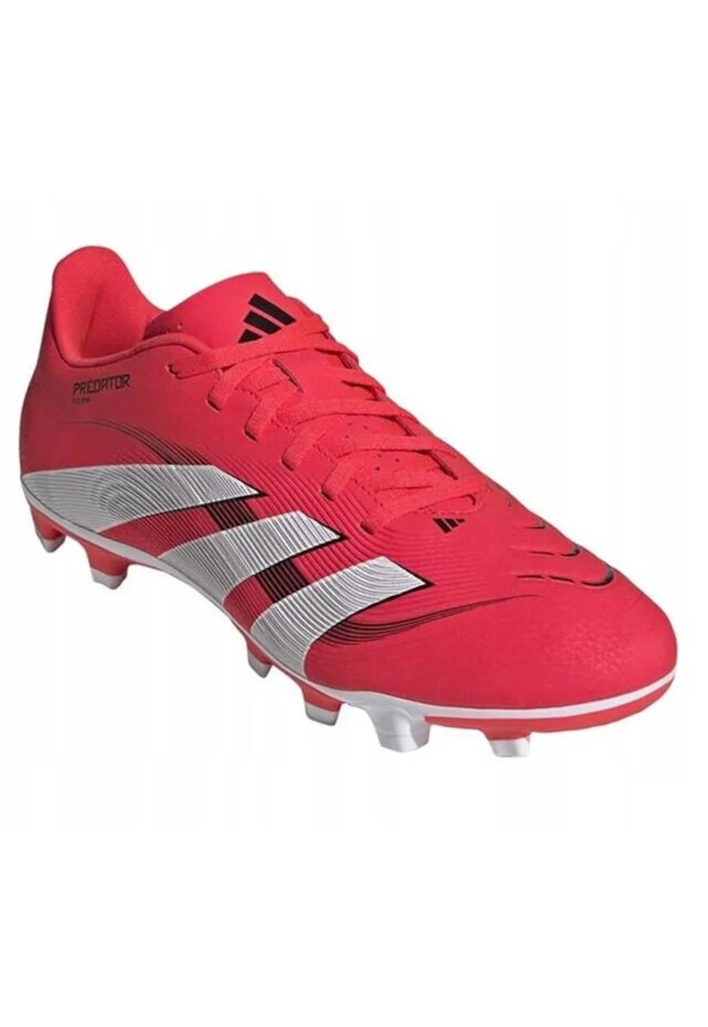 Pantofi sport barbati  Predator Club, sintetic, rosu/alb