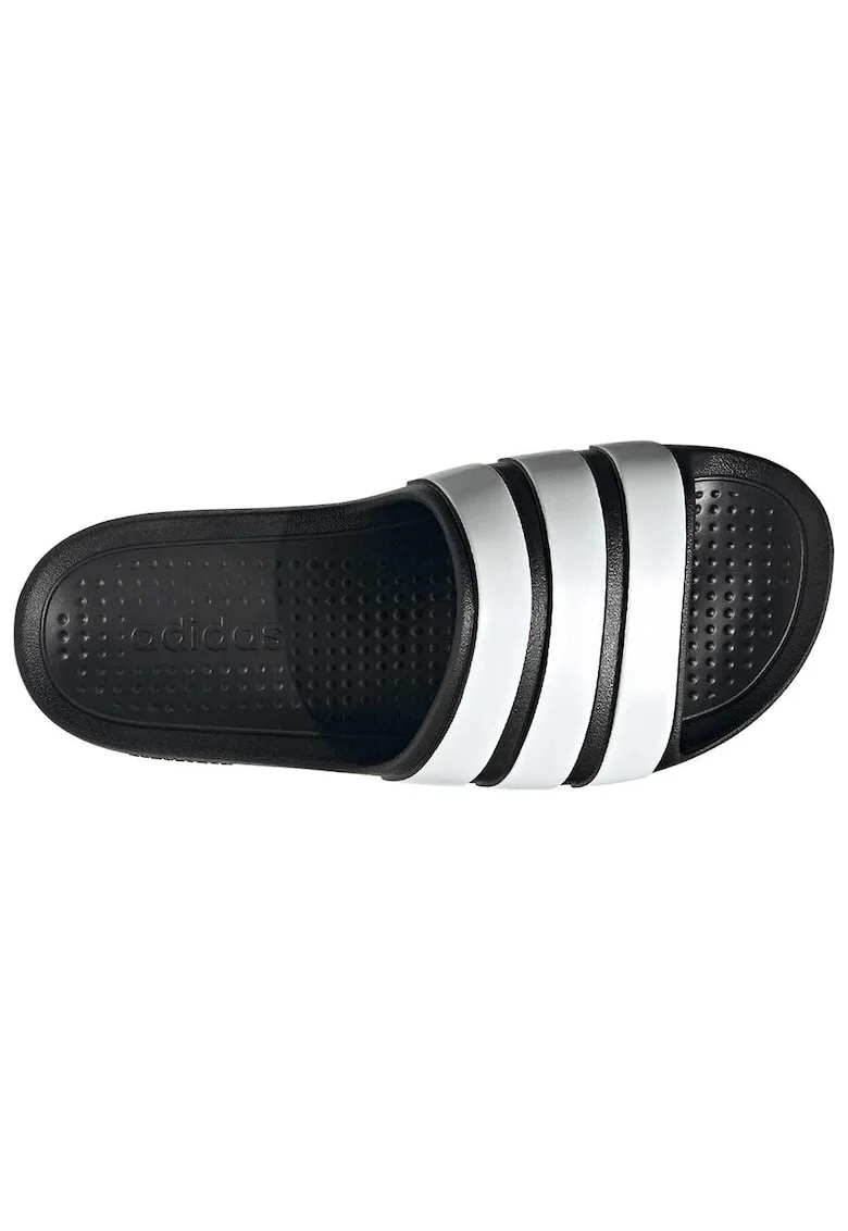 Papuci adidas, model Adilette, confortabili, negri, material sintetic,