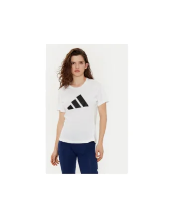 Tricou cu logo, Alb/Negru
