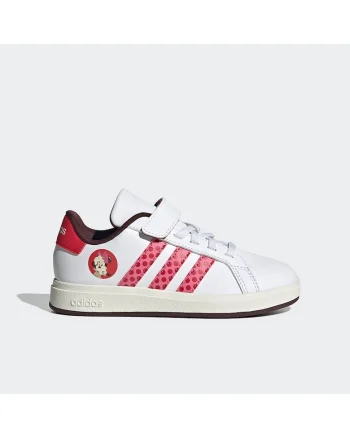 Pantofi sport copii  Grand Court, textil, rosu