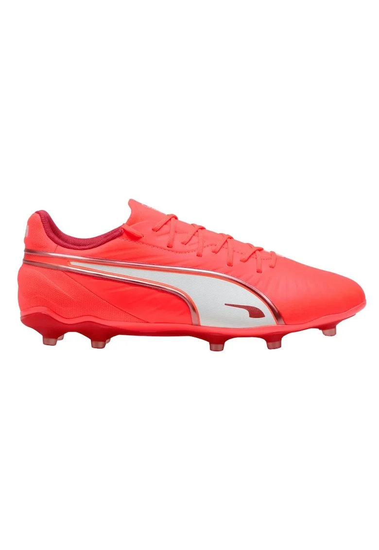 Pantofi sport barbati,  sintetic, alb/rosu,