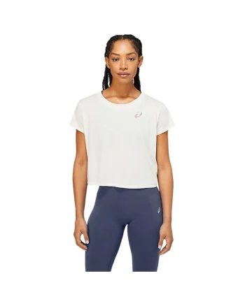 Tricou sport  NAGARE SS TOP, poliester, alb