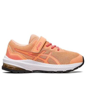 Pantofi sport copii  GT-1000 11, talpa exterioara din cauciuc, culoare portocaliu, material plasa