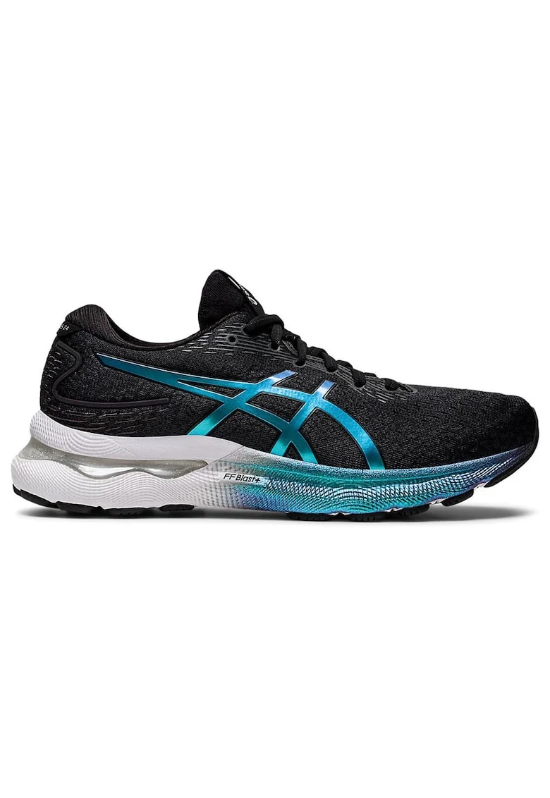 Pantofi sport dama,  Gel-Nimbus 24 Platinum, absorbtie socuri, material textil reciclat, negru