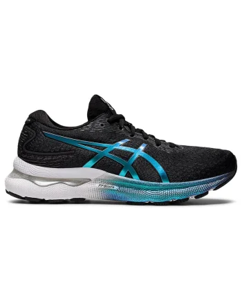 Pantofi sport dama,  Gel-Nimbus 24 Platinum, absorbtie socuri, material textil reciclat, negru