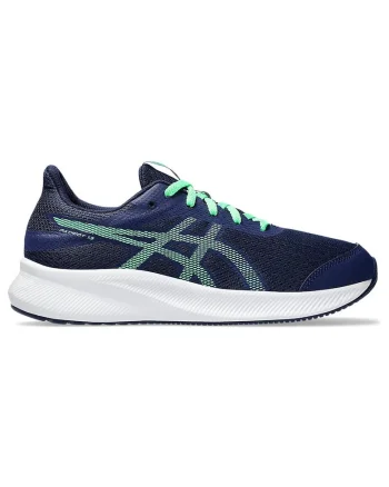 Pantofi sport copii  Patriot 13 GS, ventilatie, amortizare, negru verde, plasa poliester