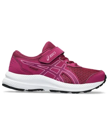 Pantofi sport copii  Contend 8 PS, sireturi elastice, curea autoadeziva, roz, poliester reciclat