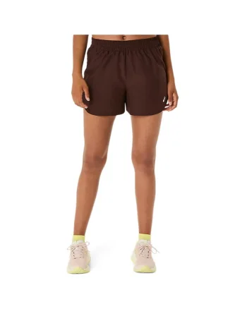 Pantaloni sport scurti dama 2012D141,  Poliester, Maro