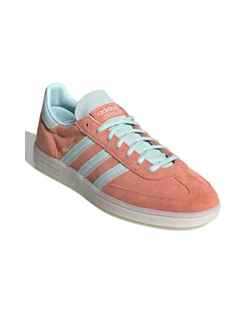 Pantofi sport barbati  Handball Spezial, Piele naturala, Roz/Alb