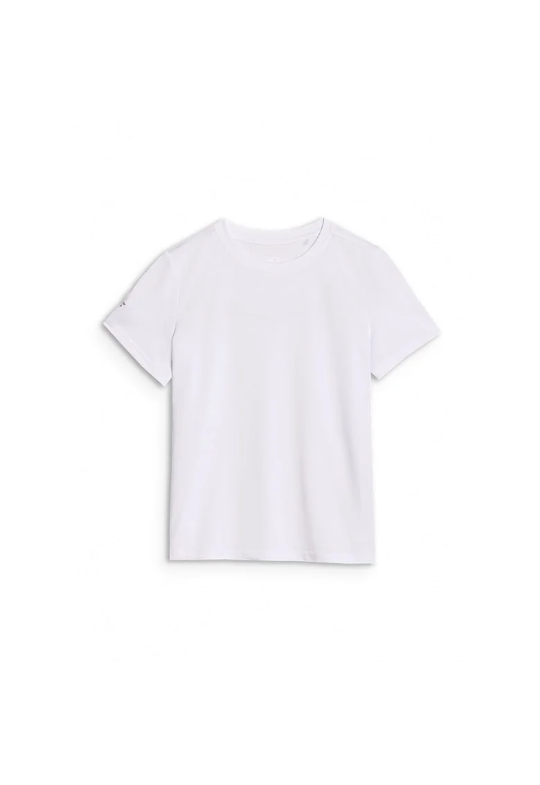 Tricou sport baieti,  uscare rapida, sintetic, alb