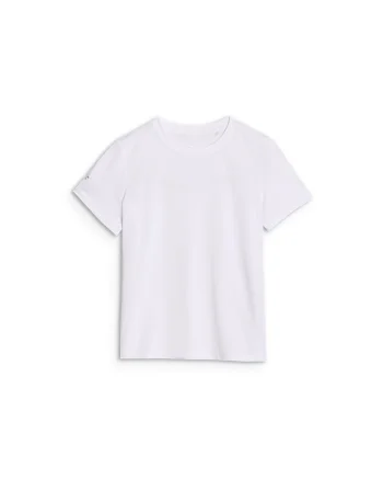 Tricou sport baieti,  uscare rapida, sintetic, alb