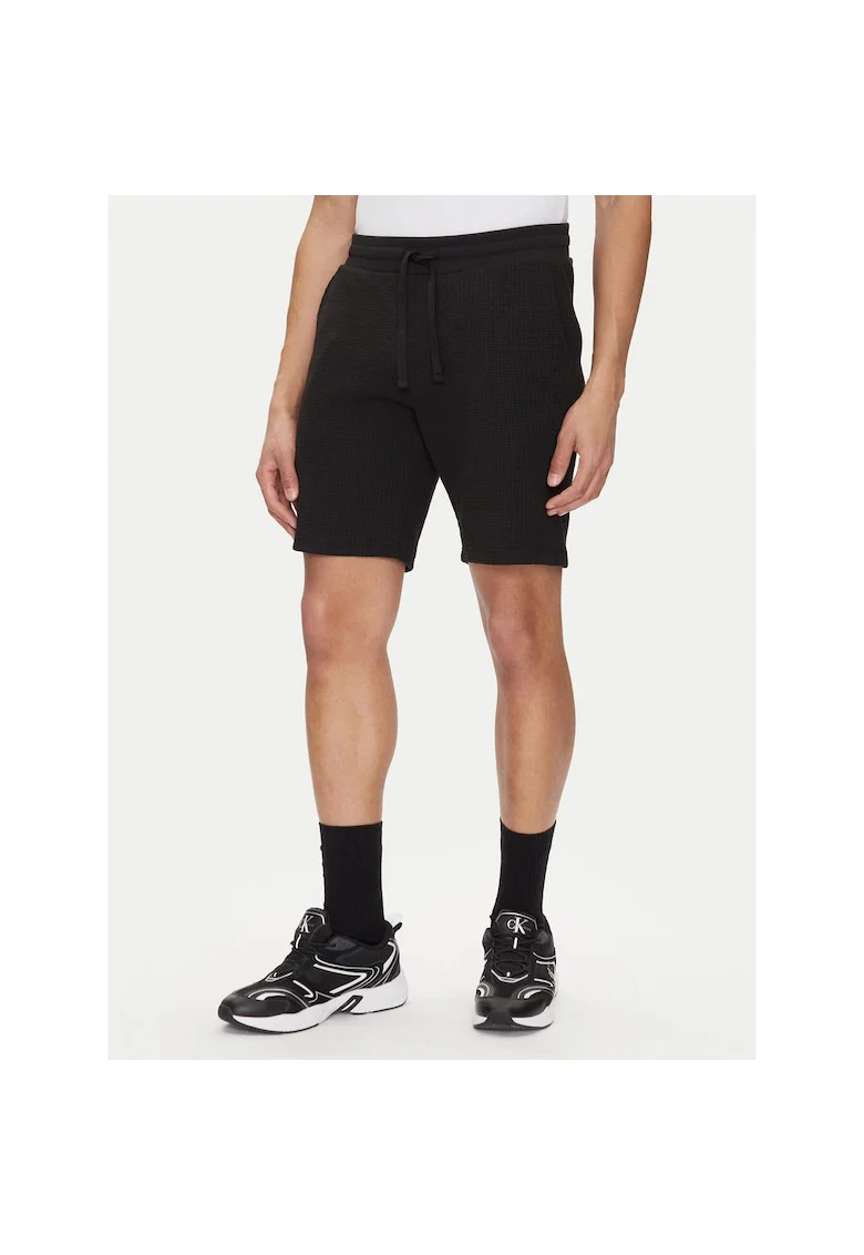 Pantaloni sport scurti barbati  negru