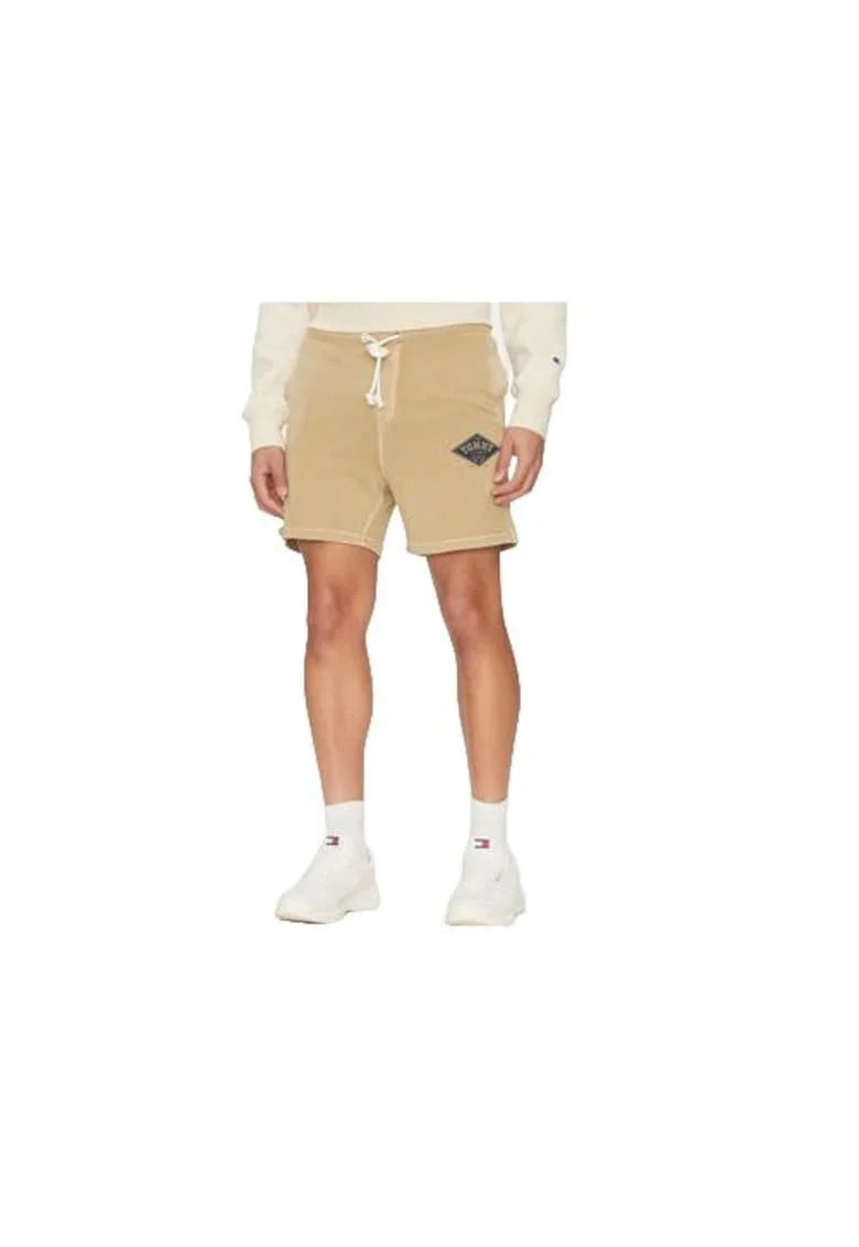 Pantaloni scurti sport barbati,  sintetic, bej