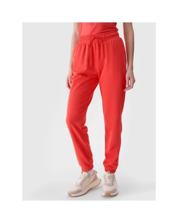 Pantaloni sport dama,  rosu, bumbac