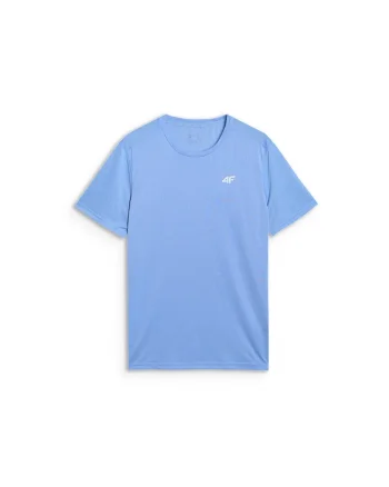 Tricou Alergare Barbati  Albastru, Reflectorizant
