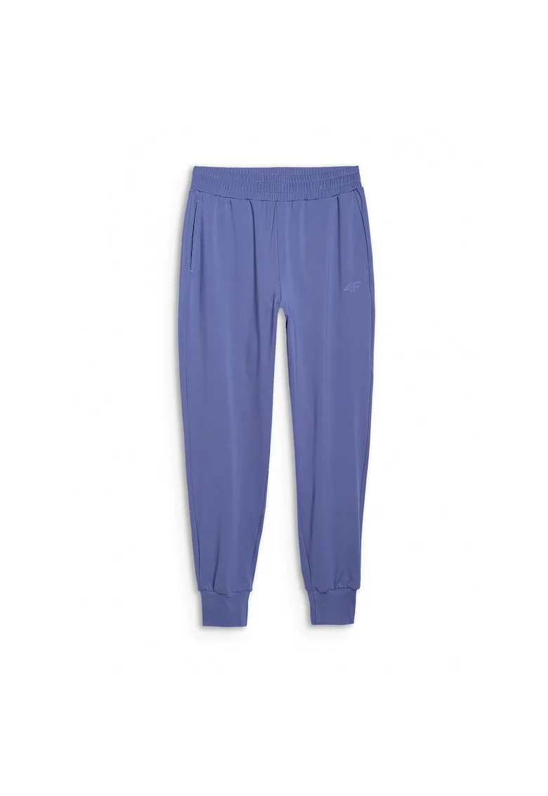 Pantaloni sport dama,  colanti de antrenament, bleumarin, poliester