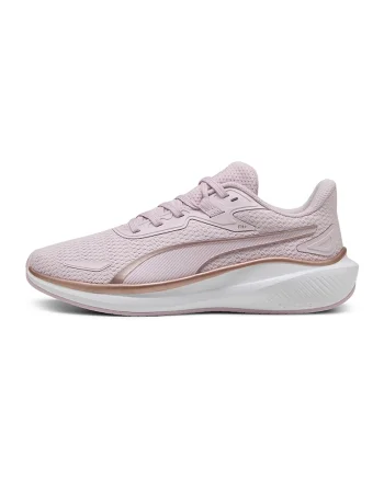 Pantofi low-cut din material textil pentru alergare, Roz pastel/Alb murdar
