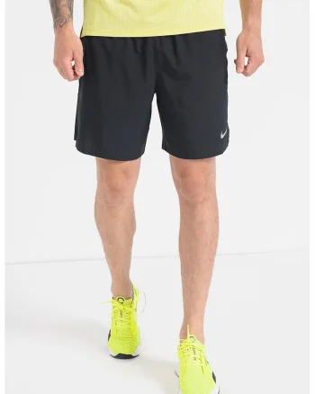 Pantaloni scurti cu tehnologie Dri-FIT, pentru alergare Challenger, Negru