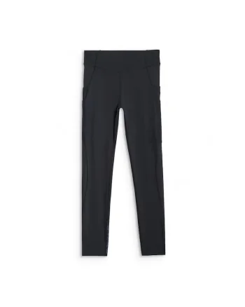 Pantaloni sport dama  colanti de antrenament, culoare negru, din poliester