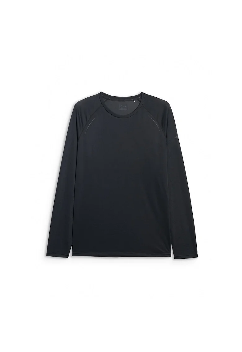 Bluza sport  maneca lunga, negru, usor, respirabil, pentru alergare