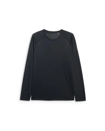 Bluza sport  maneca lunga, negru, usor, respirabil, pentru alergare