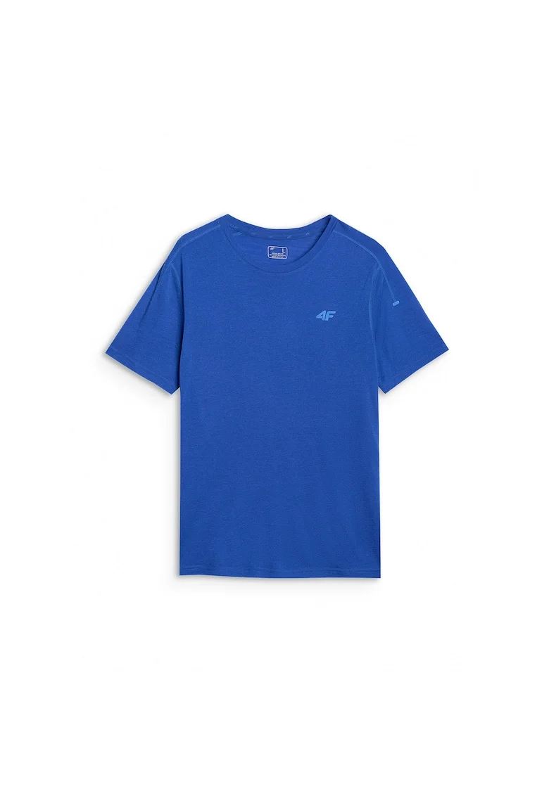 Tricou barbati  albastru, lana merinos, uscare rapida