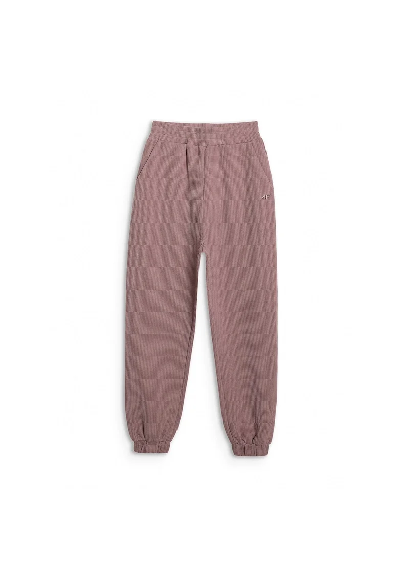 Pantaloni  bumbac, regular fit, Maro inchis