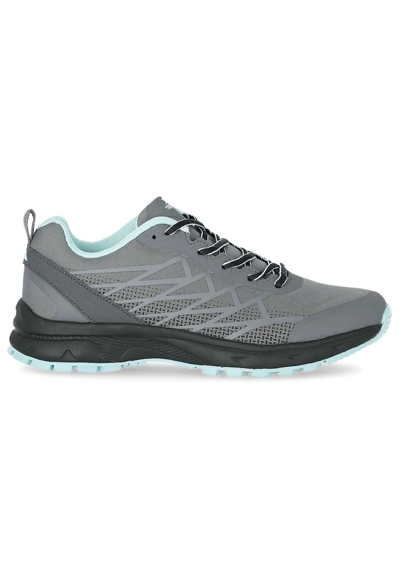 Pantofi sport dama  Beatrix, trekking, gri, material textil, talpa cauciuc
