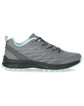 Pantofi sport dama  Beatrix, trekking, gri, material textil, talpa cauciuc