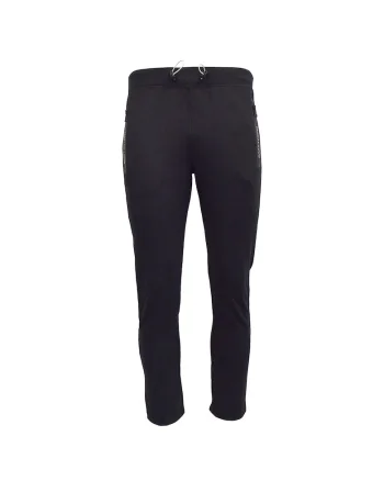 Pantaloni sport barbati  buzunare cu fermoar, bumbac/poliester, negru,