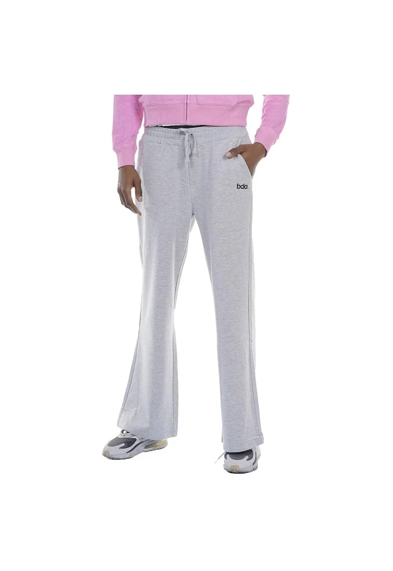 Pantaloni sport dama 021229,  Poliester/Viscoza, Gri