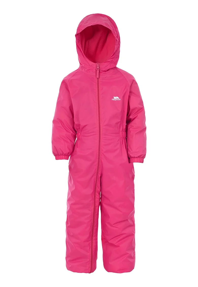 Salopeta impermeabila cu gluga Dripdrop, Fucsia