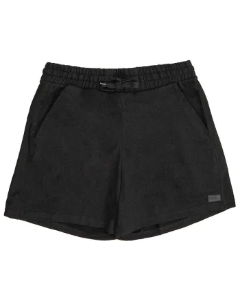 Pantaloni scurti sport dama 1211-900105,  Bumbac/Poliester, Negru