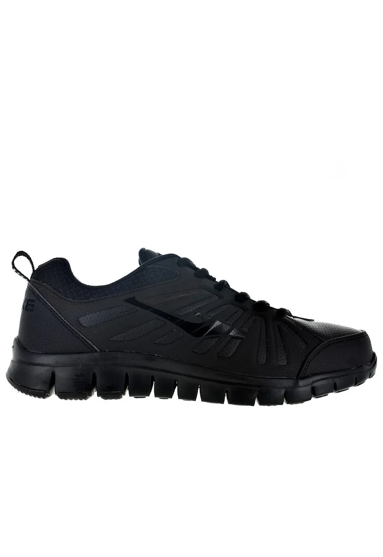 Pantofi sport  negru, textil, pentru fitness, cu captuseala respirabila
