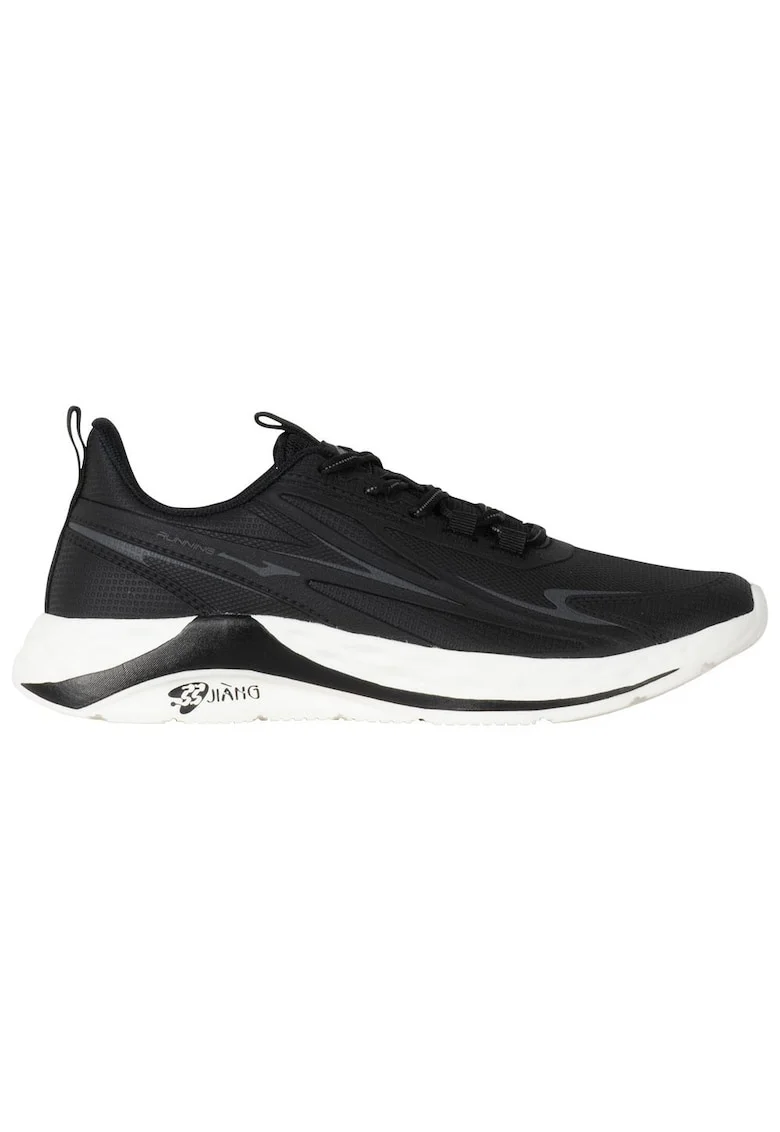 Pantofi sport barbati  alergare, negru, material textil, talpa cauciuc